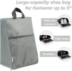 Shoe Bags for Travel Shoe Bag,2Pcs Travel Essentials Shoe Storage for Men Women(Black and Grey)