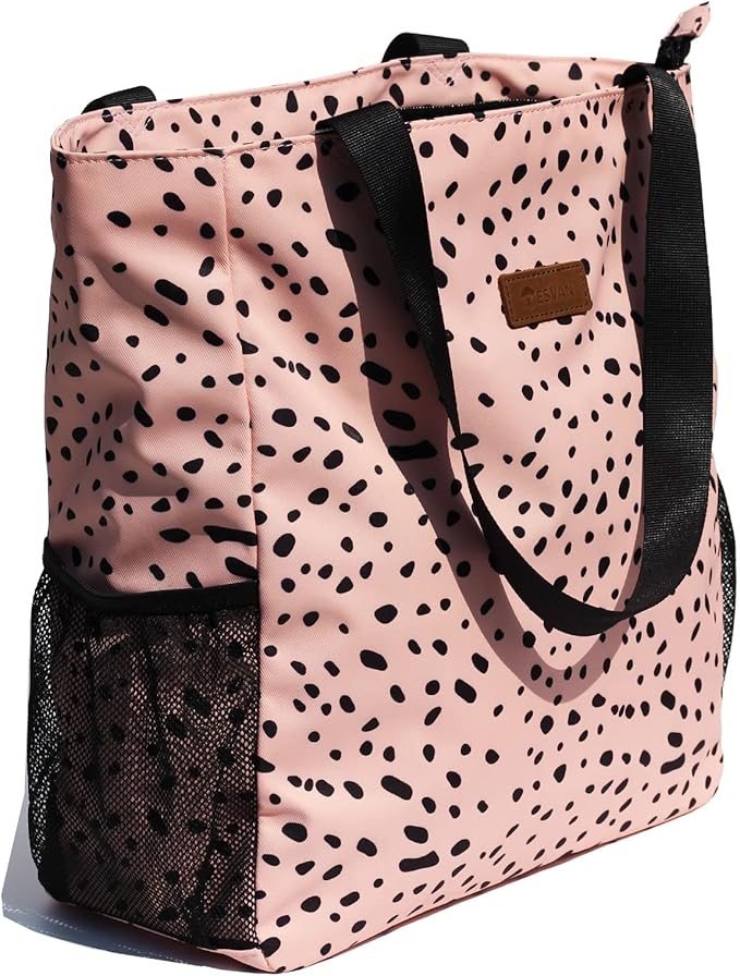 Original Floral Water Resistant Large Tote Bag Shoulder Bag for Gym Beach Travel Daily Bags Upgraded