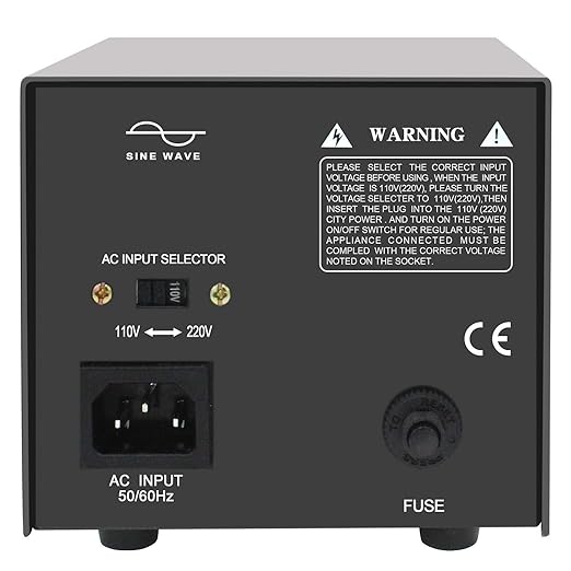 Yinleader Step Up & Step Down Voltage Transformer Power Converter with US Power Cord,Convert 110V to 220V OR 220V to 110V w/US Power Cord,Circuit Breaker Protection use in Your Countries (500W)