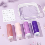 Travel Bottles for Toiletries, TSA Approved Travel Size Containers, Leak Proof Silicone Shampoo Bottles, Small Toiletry Containers with Clear Bag for Shampoo Conditioner Lotion