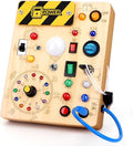 Grarain Busy Board for Toddlers - Montessori Educational Toy for 1-3 Year Old Boys & Girls | Travel-Friendly Sensory Learning Activity | Ideal for Kids with Autism(Clocks Busy Board)