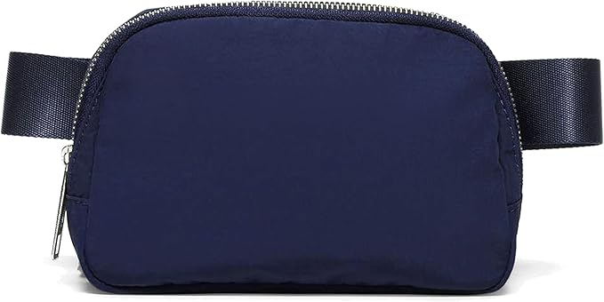 YOSHUYUKI Fanny Pack Crossbody Bag Trendy Waterproof Small Cross Body Purse for Women Men Fashion Waist Packs Mini Belt Pouch Chest Bum Hip Bag Lulu Dupes for Travel Vacation Running True Navy