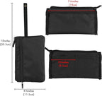 Travel Wallet with Hidden Safe Pocket, Passport Wallet with Metal Snap Button for Cash, Credit Cards and Travel Documents, Money Belt for Travel Women and Men Hidden