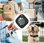 4-Pack Smart GPS Tracker [Apple MFi Certified] (iOS Only) | Replaceable Battery | for Keys, Bags, Luggage & More | Ultra Slim, Lightweight Design