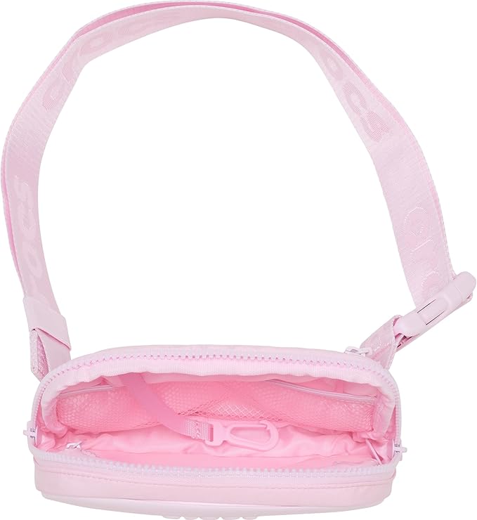 Crocs Classic Belt Waist Bag, Customizable Fanny Pack, Personalize with Jibbitz Charms, Pink Milk, One Size