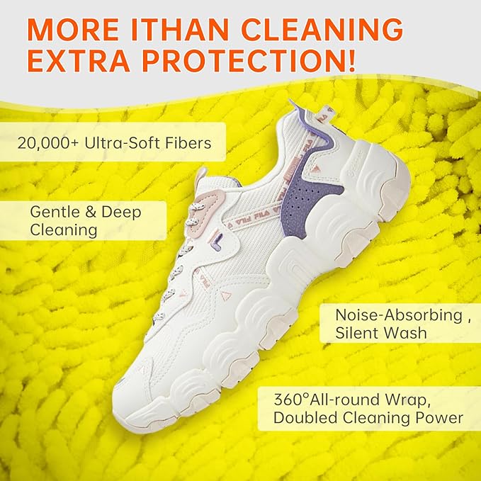 1PCS Shoes Washing Machine Bags, Laundry Shoe Bag for Washer and Dryer, Reusable and Durable Zipper Sneaker Shoe Washing Bag, Tennis Shoes Cleaning Bag for All Shoe Types (Yellow)