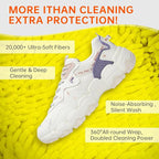 2PCS Shoe Washing Machine Bgs,Laundry Shoe Bags for Washer and Dryer, Reusable and Durable Zipper Sneaker Shoe Washing Bag, Tennis Shoe Cleaning Bag for All Shoe Types (Yellow)