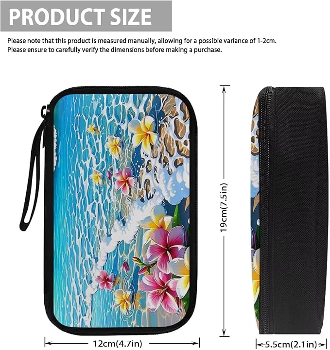 Beach Electronic Organizer Tech Accessory Pouch Electronic Accessories Carry Case Storage Bag for Cable Cord SD Card Travel Bag Cable Organizer
