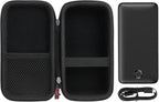 khanka Hard Travel Case Replacement for Anker 347 Power Bank (PowerCore 40K), 40,000mAh Battery Pack, Case Only (Black)