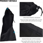PlasMaller Shoe Storage Bags 100% Cotton with Drawstring for Men and Women for Travel Protecting and Storing Shoes