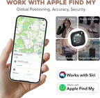 New Smart GPS Tracker [Apple MFi Certified] (iOS Only) | AppleTag Alternative | Replaceable Battery | for Keys, Bags, Luggage & More | Ultra Slim, Lightweight Design