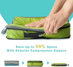 BAGAIL 6 Set Ultralight Compression Packing Cubes Packing Organizer for Travel Accessories Luggage Suitcase Backpack