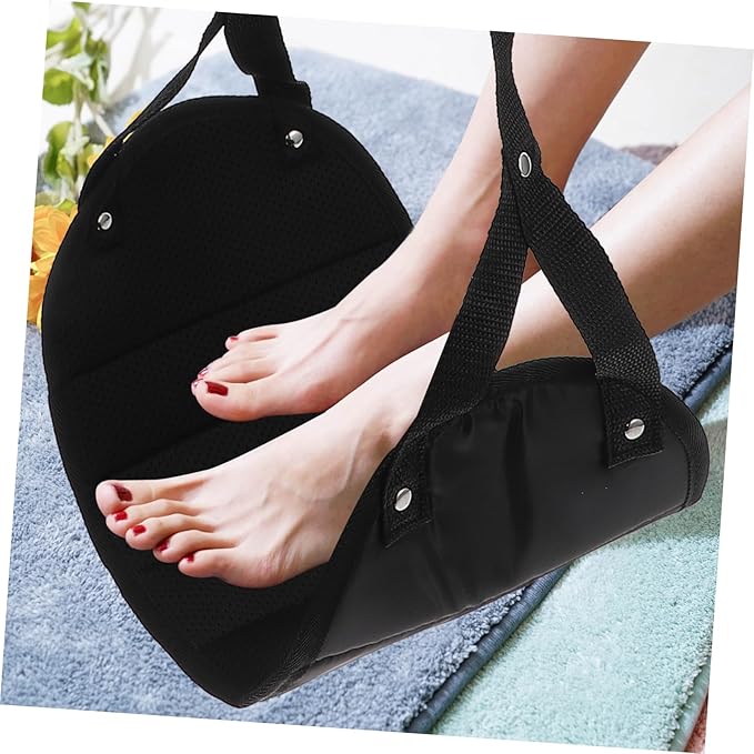 Ciieeo 1set Airplane Footrest Hammock Portable Travel Accessory for Comfortable Leg Support Easy Installation Material for and Car Travel