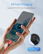 etguuds USB C to USB C Cable 3ft, 2-Pack 60W USBC to USBC Cord, Type C to C Charger Cable Fast Charging for iPhone 17 16 15 Pro Max Plus Air, Samsung Galaxy S25 S24 S23, for MacBook/iPad, Pixel