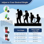 TheFitLife Nordic Walking Trekking Poles - 2 Sticks with Anti-Shock and Quick Lock System, Telescopic, Collapsible, Ultralight for Hiking, Camping, Mountaining, Backpacking, Walking, Trekking