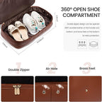 LOVEVOOK Weekender Bag, Large Travel Duffel Bag for Women with 2 Packing Cubes, Carry on Overnight Bag with Shoe Compartment, Mom Hospital Bags for Labor and Delivery