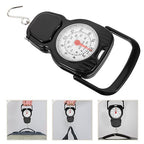 Mechanical Luggage Weight Scale 20kg with Measuring Tape Portable Hanging Hand Spring Scale for Travel and Fishing Weighing