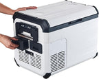 Explorer Bear Urban Series 48QT/45L 12V/24V Portable Battery Powered Electric Cooler Fridge Freezer Powered by LG Compressor (Battery Not Included)