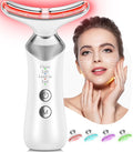 Face Massager Tool for Face and Neck, 7-in-1 Facial Neck Massager Tool with 4 Modes, Beauty Device Facial Massage for at-Home Skin Care or Travel Use