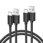 Basesailor for iPhone 17 16 Pro Max Charger Cord,USB to USB C Cable,Type C Charging Power Cord for Apple 17e 15 iPad 10 Air 4 5,Samsung Galaxy S26 S25 S24 S23,Black,2Pack 3.3FT(1M)