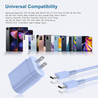 Type C Charger, 2Pack 25W PD USBC Wall Charger Super Fast Charging