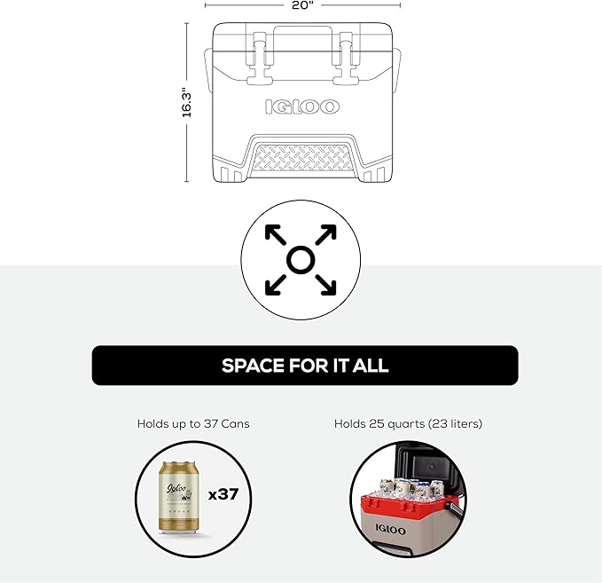 Igloo BMX Cooler | Insulated Hard Shell Ice Chest