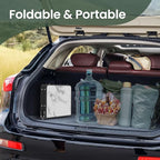 Titanker Small Camping Table Foldable 2ft, Folding Picnic Table with Side Racks & Net, Folding Camp Table Portable Beach Table, Car Camping Essentials, Sturdy Light Aluminum, Gift for Father Husband