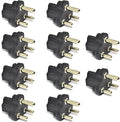 Ceptics South Africa SABS1661 Travel Power Plug Adapter Accepts NEMA 5-15R - ETL Certified - Industrial Grade (IG-10L-10PK)