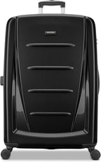 Samsonite Winfield 2 Hardside Expandable Luggage with Spinner Wheels, Brushed Anthracite, Checked-Large 28-Inch