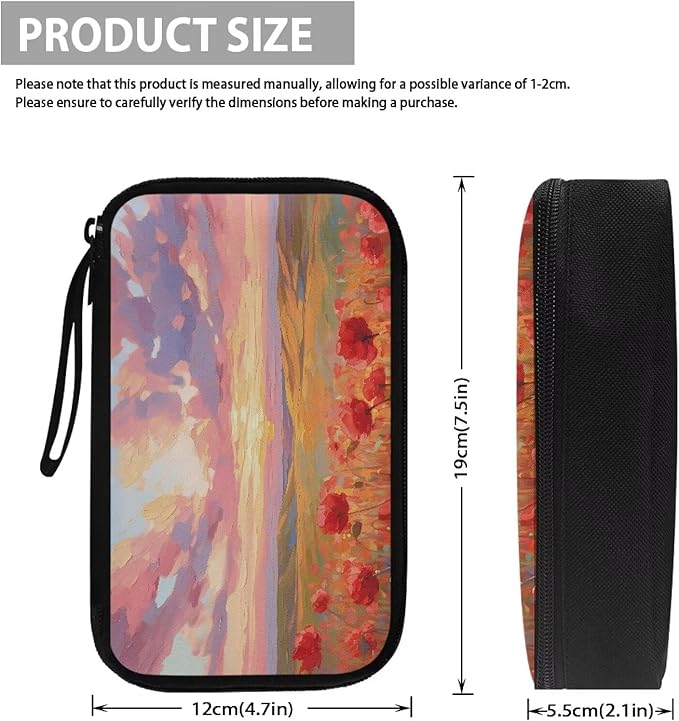 Grassland Electronic Organizer Cord Organizer Travel Pouch Electronic Accessories Carry Case Large Travel Cable Organizer Bag for SD Card Phone Power Bank