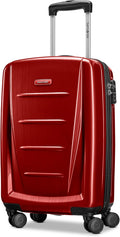 Samsonite Winfield 2 Hardside Luggage with Spinner Wheels, Burgundy, Carry-On 20-Inch