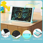 TECJOE 4 Pack LCD Writing Tablet, 8.5 Inch Colorful Drawing Board, Kids Travel Games Activity Learning Toys, Birthday Gifts for 3-8 Year Old Boys Girls Toddlers Preschooler
