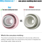 3 Pairs Replacement Ear Tips for AirPods Pro and 2nd Generation with Noise Reduction Hole, Silicone Ear Tips for AirPods Pro with Portable Storage Box and Fits in Charging Case (S/M/L, Pink)