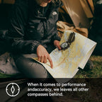 Compass Hiking Survival, Wilderness Survival Compass for Kids- Magnetic Gear Set Navigation Map- Backpacking Camping Hunting Survival