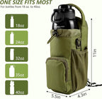 Magnetic Gym Bag for Men and Women, Magnetic Water Bottle Holder for Gym, Small Gym Bag, Gym Gifts for Women and Men (Green, <40 OZ)