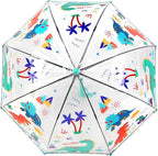 Kids Clear Umbrella for Rain Dome Bubble Umbrellas Windproof for Kids Boys and Girls
