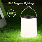 BOBKID LED Camping Lantern, Rechargeable Camping Light, 4 Modes Outdoor Flashlights Lanterns with 1000LM, Water Resistant Portable Emergency Camp Light for Hurricane Hiking Survival Kits - Black