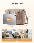 LOVEVOOK Travel Duffel Bag - Versatile Weekender Bag for Women, Puffer Carry On & Overnight Bag for Short Trips, Pink