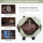LOVEVOOK Weekender Bag, Large Travel Duffel Bag for Women with 2 Packing Cubes, Carry on Overnight Bag with Shoe Compartment, Mom Hospital Bags for Labor and Delivery