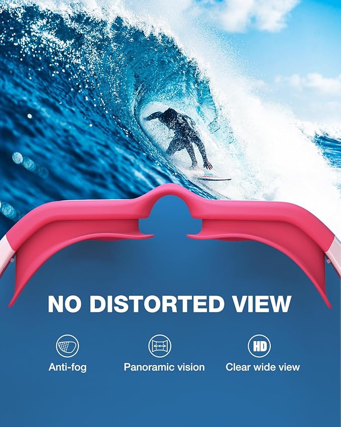 ZIONOR Swim Goggles, Upgraded G1 Polarized Swimming Goggles Anti-Fog for Adult Men Women