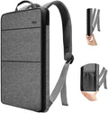 ZINZ Slim & Expandable Laptop Backpack Water Resistant Backpack Travel Backpack Compatible with MacBook Air/Pro/Neo 13-14 inch, XPS 13/14, Surface 13.5" and Most 13-14 Notebooks，G01BK01