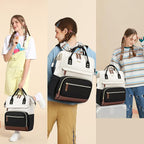 Focdod Laptop Backpack for Women Work: Travel Backpack for Teacher Nurse 15.6 inch Laptop Bag Large Capacity BackPack Purse College Bookbag Computer Back pack Casual Daypack for Business
