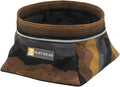 Ruffwear, Quencher Collapsible Dog Bowl, Packable Food & Water Bowl with Waterproof Lining, Water-Resistant Shell, & Reflective Trim, Lightweight, 4.2 Cups (1 L), Moonlight Mountains, Medium