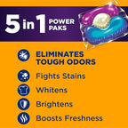 ARM & HAMMER Plus OxiClean With Odor Blasters Laundry Detergent, 5-IN-1 Power Paks, 72 Ct