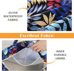 Trifabricy Beach Bags for Women Waterproof Sandproof Women Tote Bag, Large Beach Bag with Zipper for Gym Travel Vocation