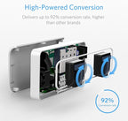 BESTEK 200W Voltage Converter 100V to 240V with 4-Port USB Charging All World Contries to US Travel Charger (White)