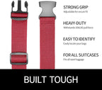 Luggage Straps 2-80Red