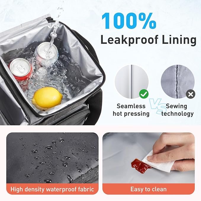 TOURIT Soft Sided Cooler Bag Insulated 30/48/60 Cans, Large Collapsible & Leakproof Ice Chest for Picnic, Beach, Camping, Travel
