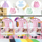 Waterproof Hanging Garment Bag,35 Inch Garment Bags For Hanging Clothes,Garment Bags For Travel Storage,Kids Garment Bag with Full Zipper for Dance Costumes,Sports,Skating,Theatre,Beauty Pageants