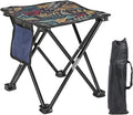 YIKANGHENG Outdoor Campin Stool with Storage Bag, 12.6 Inch x 12.6 Inch x 13.3 Inch Foldable Stool for Fishing, Camping and Outdoor Patry (Big)
